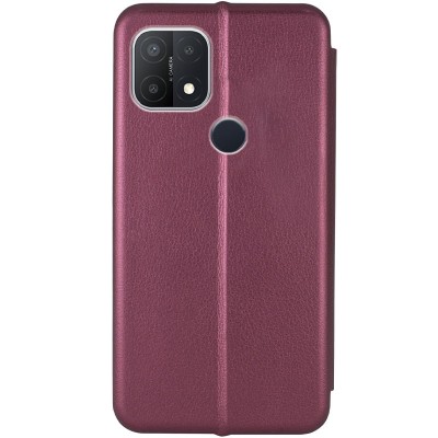 Шкіряний чохол (книжка) Classy для Oppo A15s / A15 Бордовий Шкіряний чохол (книжка) Classy для Oppo A15s / A15 Бордовий