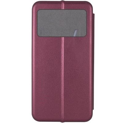 Шкіряний чохол (книжка) Classy для Xiaomi Poco M5 Бордовий Шкіряний чохол (книжка) Classy для Xiaomi Poco M5 Бордовий