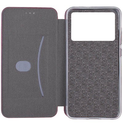 Шкіряний чохол (книжка) Classy для Xiaomi Poco M5 Бордовий Шкіряний чохол (книжка) Classy для Xiaomi Poco M5 Бордовий