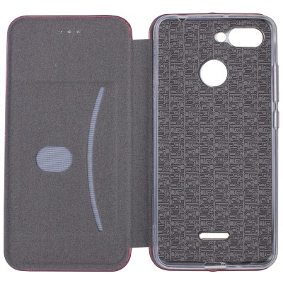 Шкіряний чохол (книжка) Classy для Xiaomi Redmi 6 Бордовий Шкіряний чохол (книжка) Classy для Xiaomi Redmi 6 Бордовий