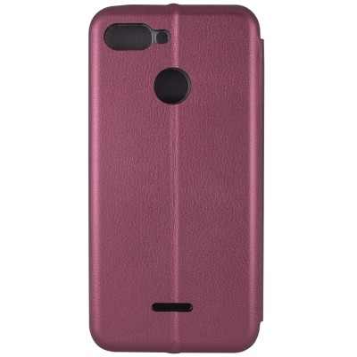Шкіряний чохол (книжка) Classy для Xiaomi Redmi 6 Бордовий Шкіряний чохол (книжка) Classy для Xiaomi Redmi 6 Бордовий