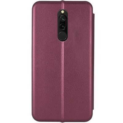 Шкіряний чохол (книжка) Classy для Xiaomi Redmi 8 Бордовий