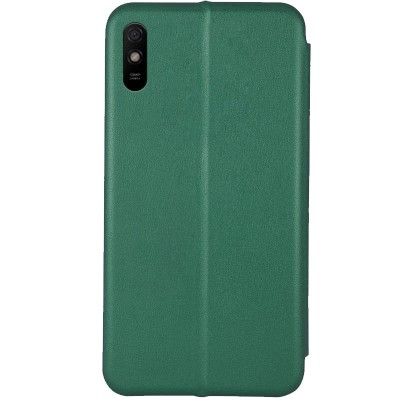 Шкіряний чохол (книжка) Classy для Xiaomi Redmi 9A Зелений Шкіряний чохол (книжка) Classy для Xiaomi Redmi 9A Зелений