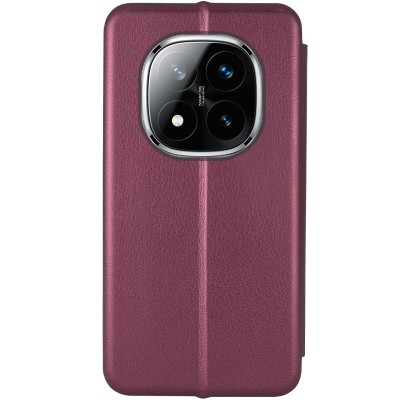 Шкіряний чохол (книжка) Classy для Xiaomi Redmi Note 14 Pro 5G / 14 Pro+ 5G Бордовий Шкіряний чохол (книжка) Classy для Xiaomi Redmi Note 14 Pro 5G / 14 Pro+ 5G Бордовий