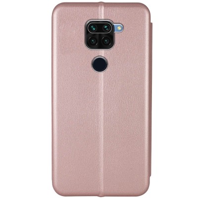 Шкіряний чохол (книжка) Classy для Xiaomi Redmi Note 9 / Redmi 10X Rose Gold Шкіряний чохол (книжка) Classy для Xiaomi Redmi Note 9 / Redmi 10X Rose Gold