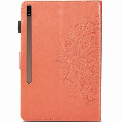 Шкіряний чохол Art Case з візитницею для Samsung Galaxy Tab S7 Помаранчевий Шкіряний чохол Art Case з візитницею для Samsung Galaxy Tab S7 Помаранчевий