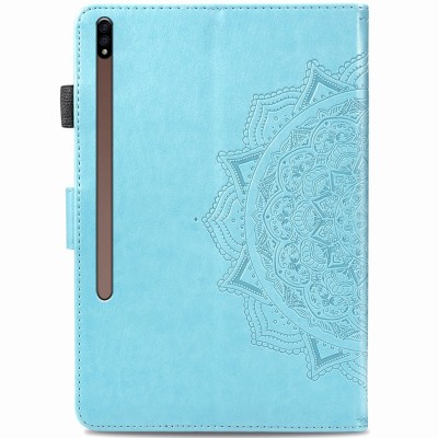 Шкіряний чохол Art Case з візитницею для Samsung Galaxy Tab S7+ Блакитний Шкіряний чохол Art Case з візитницею для Samsung Galaxy Tab S7+ Блакитний