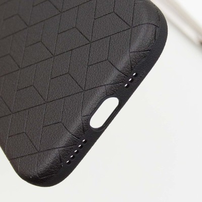 Шкіряний чохол Carved with MagSafe для Apple iPhone 16 (6.1") Black Шкіряний чохол Carved with MagSafe для Apple iPhone 16 (6.1") Black
