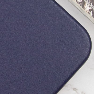Шкіряний чохол Leather Case (AAA) with MagSafe and Animation для Apple iPhone 14 (6.1") Ink Шкіряний чохол Leather Case (AAA) with MagSafe and Animation для Apple iPhone 14 (6.1") Ink
