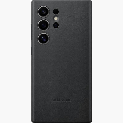 Шкіряний чохол Leather Case (AAA) для Samsung Galaxy S24 Ultra Black Шкіряний чохол Leather Case (AAA) для Samsung Galaxy S24 Ultra Black