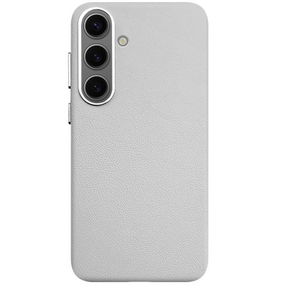 Шкіряний чохол Leather Case (AAA) для Samsung Galaxy S25 Stone