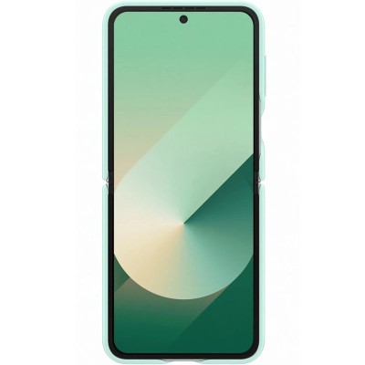 Шкіряний чохол Leather Case (AAA) для Samsung Galaxy Z Flip6 Turquoise Шкіряний чохол Leather Case (AAA) для Samsung Galaxy Z Flip6 Turquoise