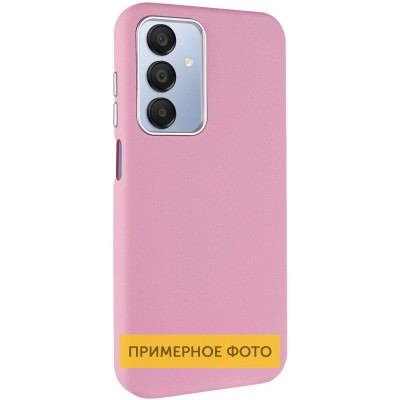 Шкіряний чохол Leather Case Metal Buttons для Samsung Galaxy A06 Light Pink