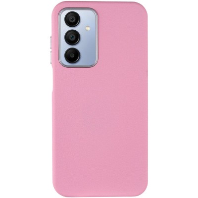 Шкіряний чохол Leather Case Metal Buttons для Samsung Galaxy A25 5G Light Pink