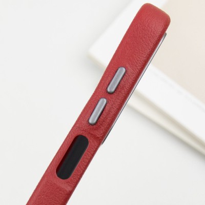 Шкіряний чохол Leather Case Metal Buttons для Samsung Galaxy A25 5G Red Шкіряний чохол Leather Case Metal Buttons для Samsung Galaxy A25 5G Red