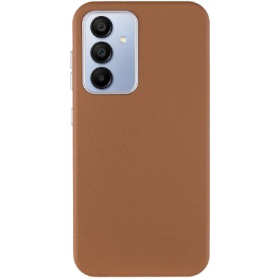 Шкіряний чохол Leather Case Metal Buttons для Samsung Galaxy S24 / S25 Brown