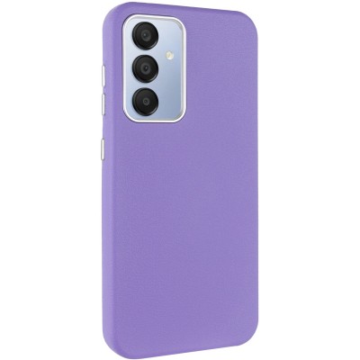 Шкіряний чохол Leather Case Metal Buttons для Samsung Galaxy S24 FE Light Purple Шкіряний чохол Leather Case Metal Buttons для Samsung Galaxy S24 FE Light Purple