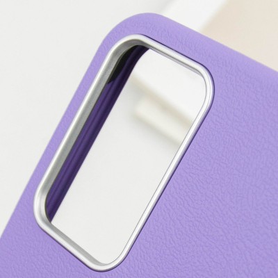 Шкіряний чохол Leather Case Metal Buttons для Samsung Galaxy S24 FE Light Purple Шкіряний чохол Leather Case Metal Buttons для Samsung Galaxy S24 FE Light Purple
