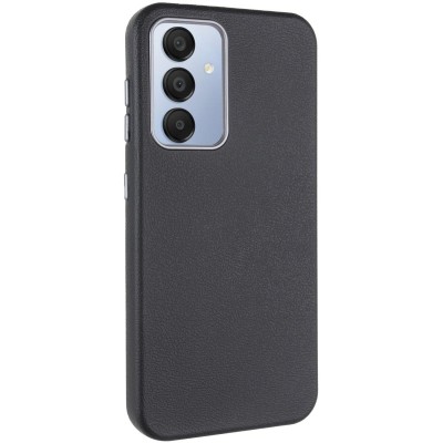 Шкіряний чохол Leather Case Metal Buttons для Samsung Galaxy S24+ / S25+ Black