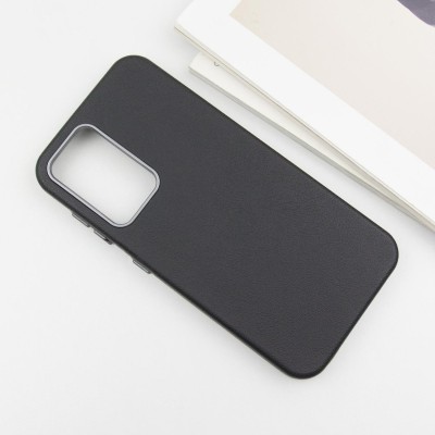 Шкіряний чохол Leather Case Metal Buttons для Samsung Galaxy S24+ / S25+ Black