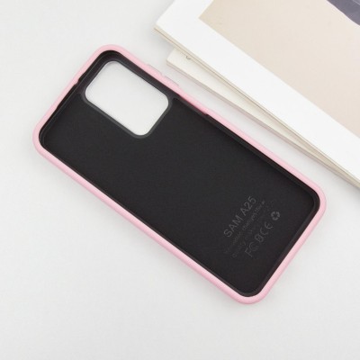 Шкіряний чохол Leather Case Metal Buttons для Samsung Galaxy S24+ / S25+ Light Pink