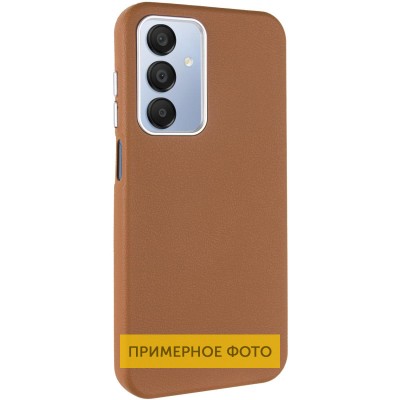 Шкіряний чохол Leather Case Metal Buttons для Samsung Galaxy S25 Ultra Brown