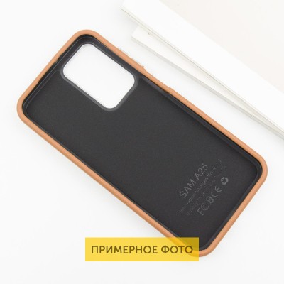 Шкіряний чохол Leather Case Metal Buttons для Samsung Galaxy S25 Ultra Brown