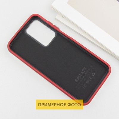 Шкіряний чохол Leather Case Metal Buttons для Samsung Galaxy S25 Ultra Red Шкіряний чохол Leather Case Metal Buttons для Samsung Galaxy S25 Ultra Red