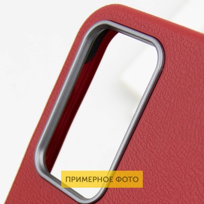 Шкіряний чохол Leather Case Metal Buttons для Samsung Galaxy S25 Ultra Red Шкіряний чохол Leather Case Metal Buttons для Samsung Galaxy S25 Ultra Red