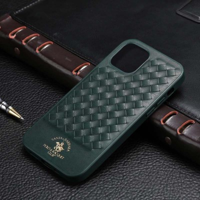 Шкіряний чохол Polo Santa Barbara для Apple iPhone 12 Pro Max (6.7") Green
