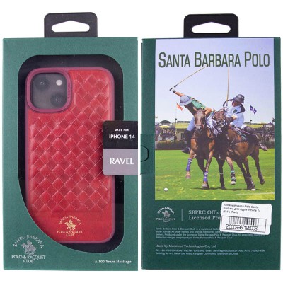 Шкіряний чохол Polo Santa Barbara для Apple iPhone 14 (6.1") Red Шкіряний чохол Polo Santa Barbara для Apple iPhone 14 (6.1") Red