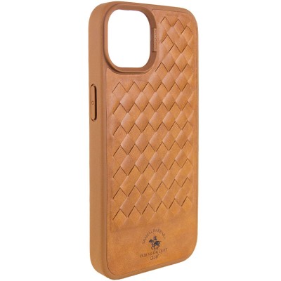 Шкіряний чохол Polo Santa Barbara для Apple iPhone 14 Plus (6.7") Brown