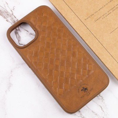 Шкіряний чохол Polo Santa Barbara для Apple iPhone 14 Plus (6.7") Brown