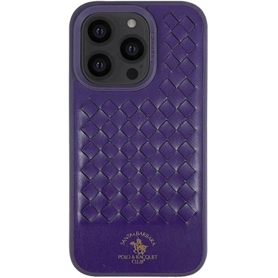 Шкіряний чохол Polo Santa Barbara для Apple iPhone 14 Pro Max (6.7") Purple Шкіряний чохол Polo Santa Barbara для Apple iPhone 14 Pro Max (6.7") Purple