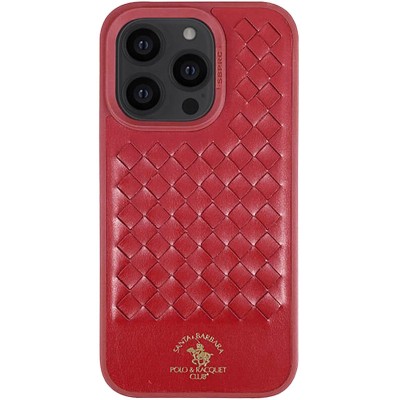 Шкіряний чохол Polo Santa Barbara для Apple iPhone 14 Pro Max (6.7") Red