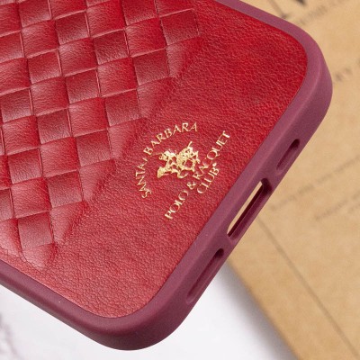Шкіряний чохол Polo Santa Barbara для Apple iPhone 14 Pro Max (6.7") Red