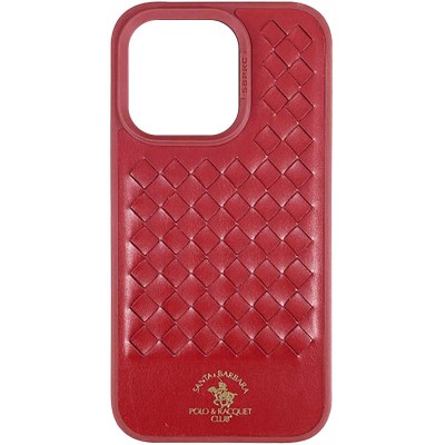 Шкіряний чохол Polo Santa Barbara для Apple iPhone 15 Pro (6.1") Red Шкіряний чохол Polo Santa Barbara для Apple iPhone 15 Pro (6.1") Red