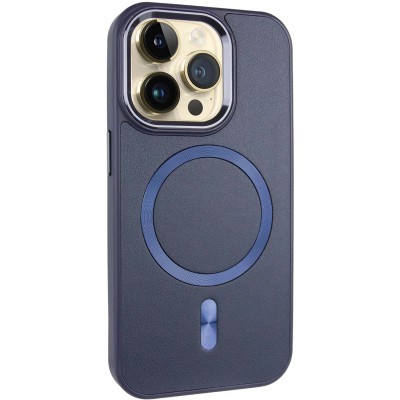 Шкіряний чохол SnapCase with MagSafe для Apple iPhone 12 Pro Max (6.7") Dark Blue Шкіряний чохол SnapCase with MagSafe для Apple iPhone 12 Pro Max (6.7") Dark Blue