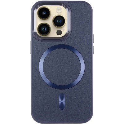 Шкіряний чохол SnapCase with MagSafe для Apple iPhone 12 Pro Max (6.7") Dark Blue Шкіряний чохол SnapCase with MagSafe для Apple iPhone 12 Pro Max (6.7") Dark Blue