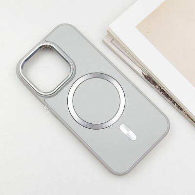 Шкіряний чохол SnapCase with MagSafe для Apple iPhone 12 Pro Max (6.7") Grey Шкіряний чохол SnapCase with MagSafe для Apple iPhone 12 Pro Max (6.7") Grey