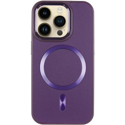 Шкіряний чохол SnapCase with MagSafe для Apple iPhone 14 Pro (6.1") Dark Purple Шкіряний чохол SnapCase with MagSafe для Apple iPhone 14 Pro (6.1") Dark Purple