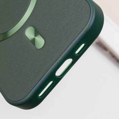 Шкіряний чохол SnapCase with MagSafe для Apple iPhone 14 Pro (6.1") Green Шкіряний чохол SnapCase with MagSafe для Apple iPhone 14 Pro (6.1") Green