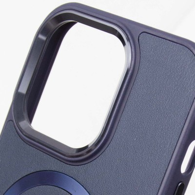 Шкіряний чохол SnapCase with MagSafe для Apple iPhone 14 Pro Max (6.7") Dark Blue Шкіряний чохол SnapCase with MagSafe для Apple iPhone 14 Pro Max (6.7") Dark Blue