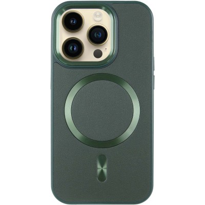 Шкіряний чохол SnapCase with MagSafe для Apple iPhone 14 Pro Max (6.7") Green Шкіряний чохол SnapCase with MagSafe для Apple iPhone 14 Pro Max (6.7") Green