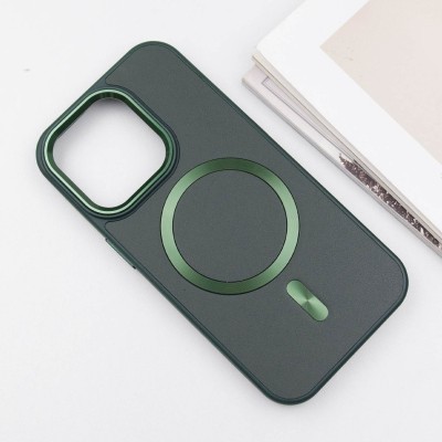 Шкіряний чохол SnapCase with MagSafe для Apple iPhone 14 Pro Max (6.7") Green Шкіряний чохол SnapCase with MagSafe для Apple iPhone 14 Pro Max (6.7") Green