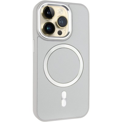 Шкіряний чохол SnapCase with MagSafe для Apple iPhone 14 Pro Max (6.7") Grey Шкіряний чохол SnapCase with MagSafe для Apple iPhone 14 Pro Max (6.7") Grey