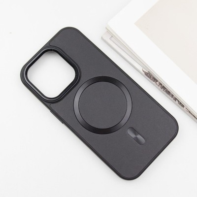Шкіряний чохол SnapCase with MagSafe для Apple iPhone 15 Pro (6.1") Black Шкіряний чохол SnapCase with MagSafe для Apple iPhone 15 Pro (6.1") Black