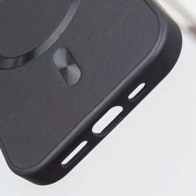Шкіряний чохол SnapCase with MagSafe для Apple iPhone 15 Pro (6.1") Black Шкіряний чохол SnapCase with MagSafe для Apple iPhone 15 Pro (6.1") Black
