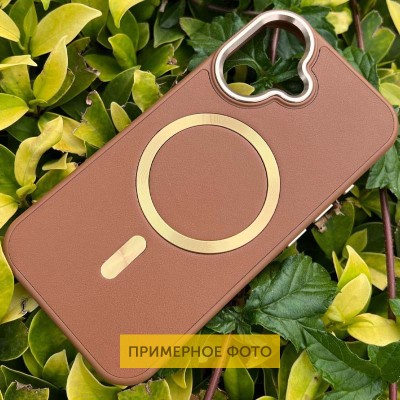Шкіряний чохол SnapCase with MagSafe для Apple iPhone 15 Pro (6.1") Brown