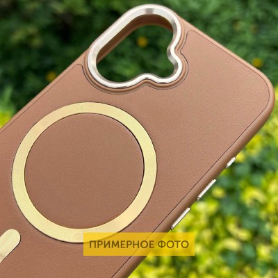 Шкіряний чохол SnapCase with MagSafe для Apple iPhone 15 Pro (6.1") Brown